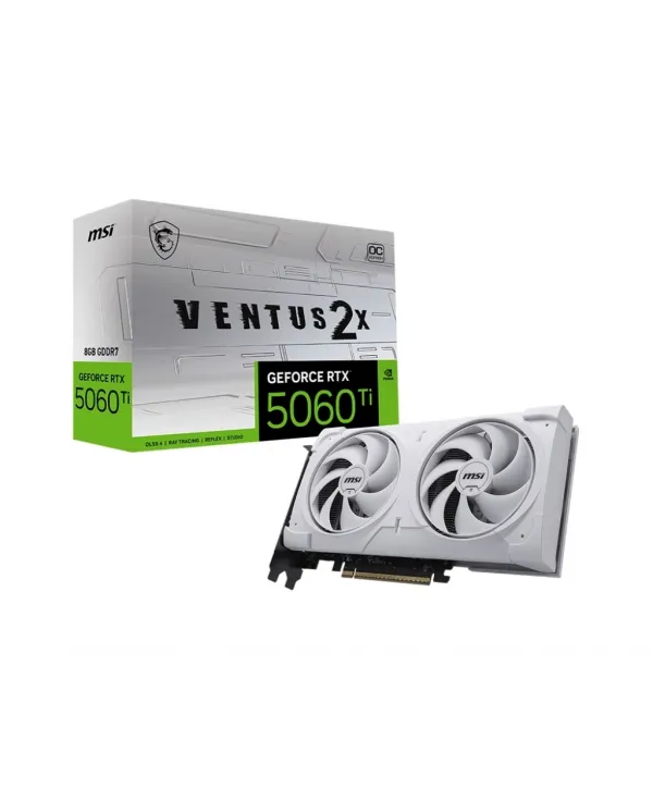 MSI GEFORCE RTX 5060 TI 8G VENTUS 2X OC WHITE PLUS