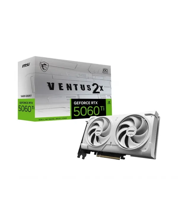 MSI GEFORCE RTX 5060TI 16G VENTUS 2X OC WHITE PLUS