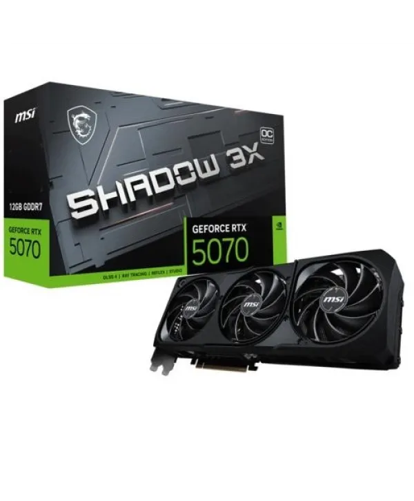 MSI GEFORCE RTX 5070 12G SHADOW 3X OC EKRAN KARTI