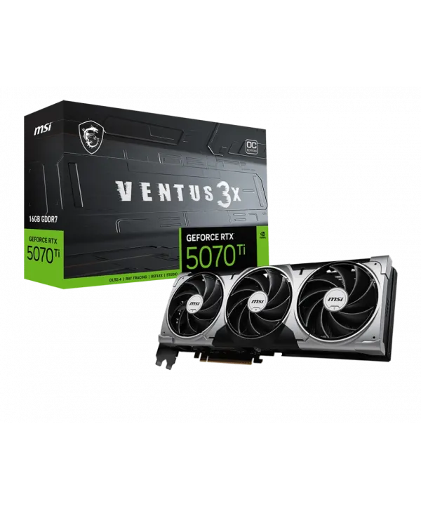 MSI GEFORCE RTX 5070 TI 16G VENTUS 3X OC GDRR7 256BİT VGA