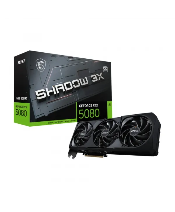 MSI GEFORCE RTX 5080 16G SHADOW 3X OC VGA