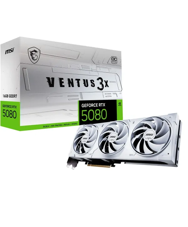 MSI GEFORCE RTX 5080 16G VENTUS 3X OC WHITE