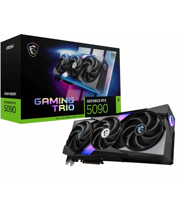 MSI GEFORCE RTX 5090 32G GAMING TRIO OC GDRR7 256 B DX12 PCIE 5.0 X16 (3XDP 1XHDMI)