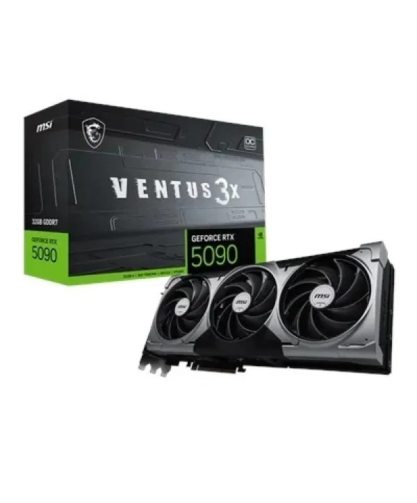 MSI GEFORCE RTX 5090 32G VENTUS 3X OC GDRR7 512B DX12 PCIE 5.0 X16 (3XDP 1XHDMI)