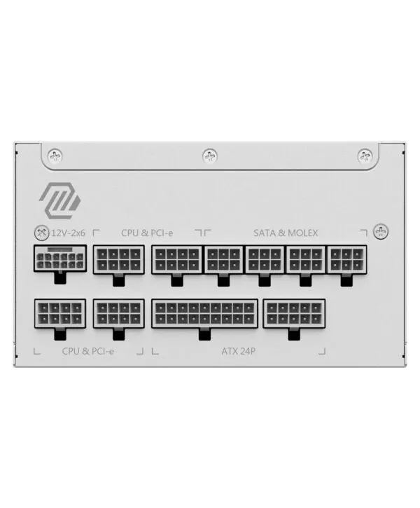 MSI MAG 1000GL PCIE5 WHITE 1000W 80+ GOLD POWER