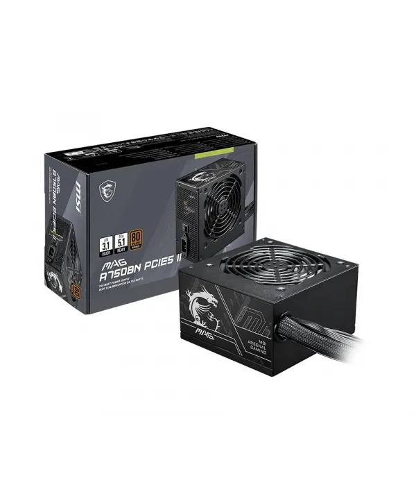 MSI MAG A750BN PCIE5 II 750W 80+ Bronze NMODULAR