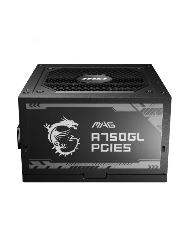 MSI MAG A750GL PCIE5 750W 80+GOLD POWER SUPPLY