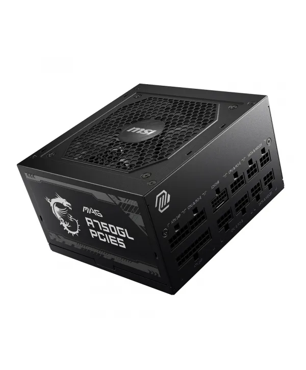 MSI MAG A750GL PCIE5 750W 80+GOLD POWER SUPPLY