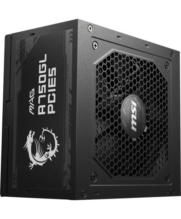 MSI MAG A750GL PCIE5 750W 80+GOLD POWER SUPPLY