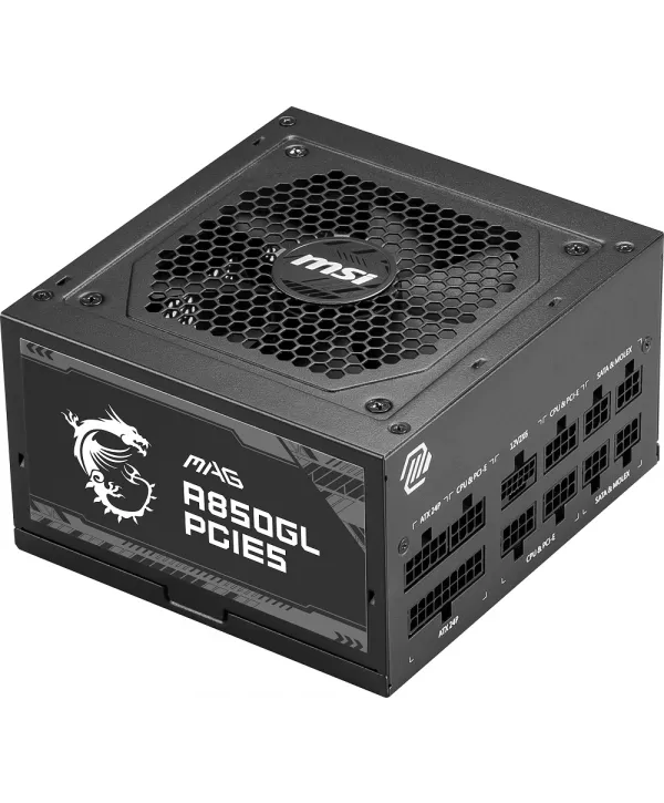 MSI MAG A850GL PCIE5 850W 80+GOLD POWER SUPPLY
