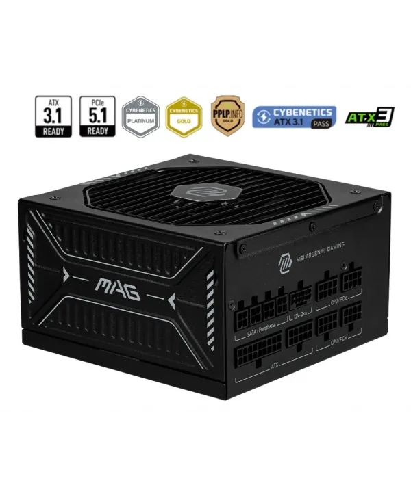 MSI MAG A850GLS PCIE5 850W 80+ GOLD FULL MODÜLER