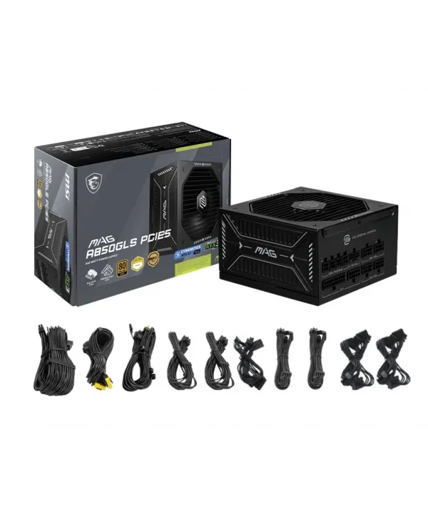 MSI MAG A850GLS PCIE5 850W 80+ GOLD FULL MODÜLER