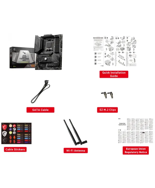 MSI MAG B650 TOMAHAWK WIFI DDR5 6600(OC)Mhz M.2 ATX AM5