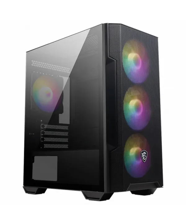 MSI MAG FORGE M100R 4X120mm ARGB mATX GAMING KASA