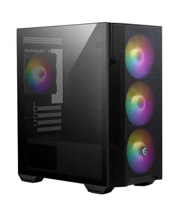 MSI MAG FORGE M100R 4X120mm ARGB mATX GAMING KASA