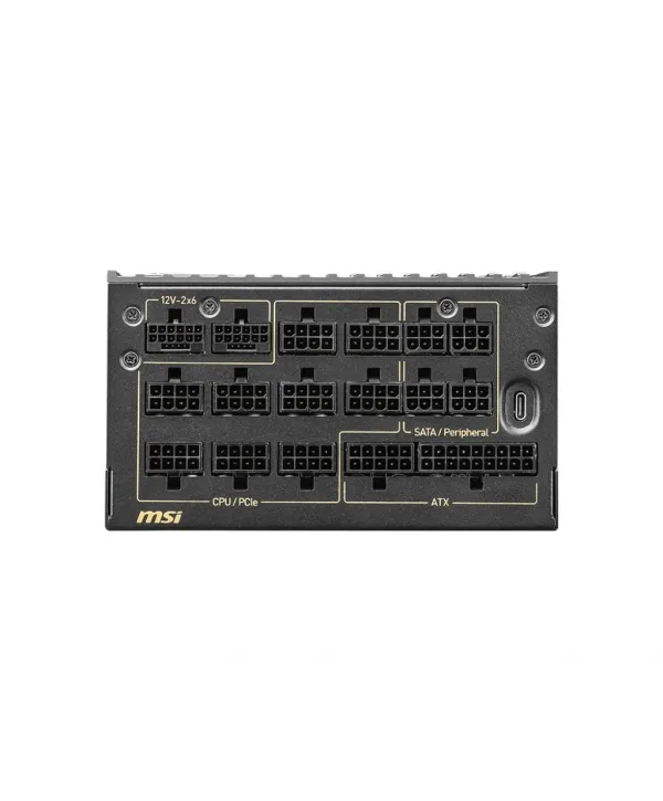 MSI MEG AI1600T PCIE5 1600W80+ TITANIUM FULMODULAR