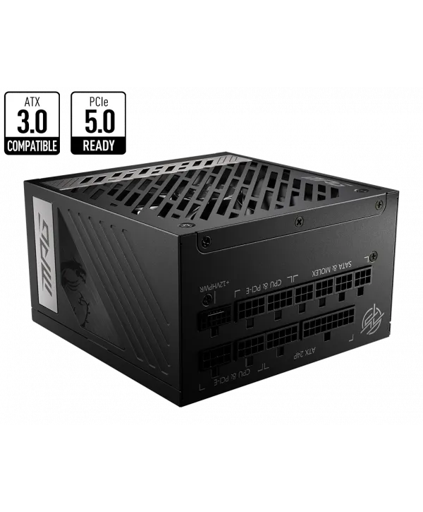 MSI MPG A1000G PCIE5 1000W 80+ GOLD POWER SUPPLY