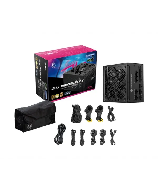 MSI MPG A1000GS PCIE5 1000W 80+ GOLD  FULL MODULER