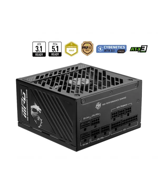 MSI MPG A850GS PCIE5 850W 80+ GOLD PSU FULLMODULAR