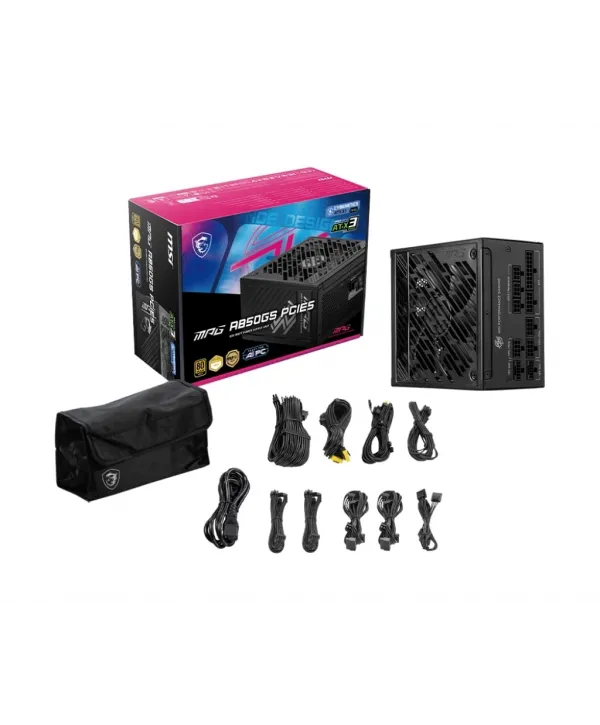 MSI MPG A850GS PCIE5 850W 80+ GOLD PSU FULLMODULAR