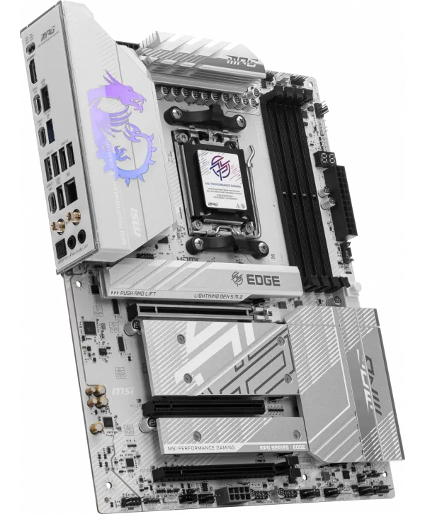 MSI MPG B850 EDGE TI WIFI AM5 DDR5 8400MHZ(OC) HDMI 4x M.2 USB 10Gbs 5G LAN WI-FI 7 ATX