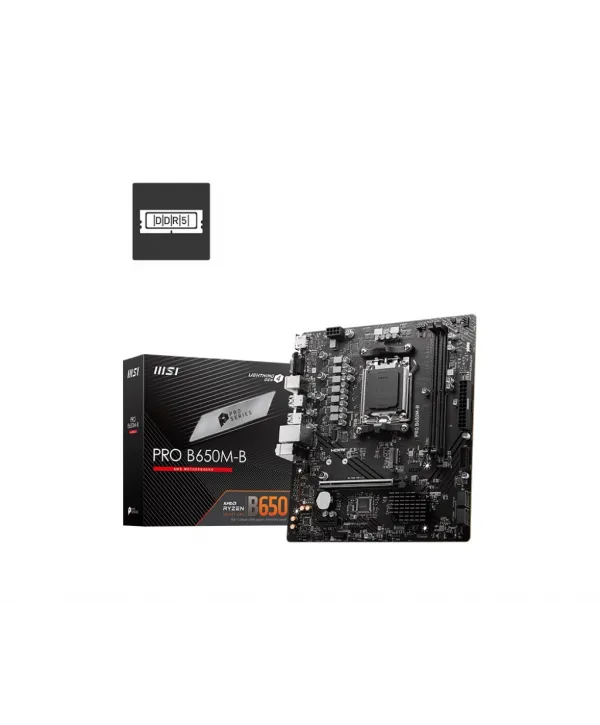 MSI PRO B650M-B DDR5 6800MHZ(OC) HDMI VGA M.2 MATX AM5