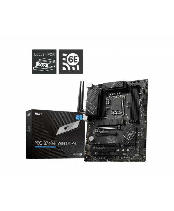 MSI PRO B760-P WIFI DDR4 5333MHZ(OC) DDR4 HDMI DP M.2 1700p
