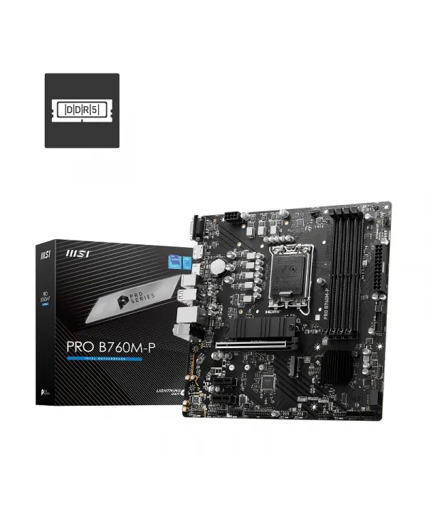 MSI PRO B760M-P DDR5 6800MHz(OC) M.2 HDMI mATX 1700p
