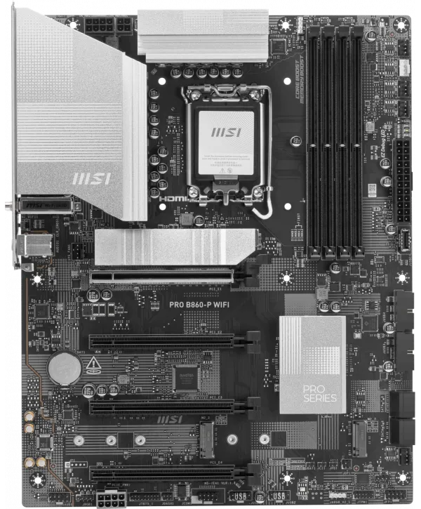 MSI PRO B860-P WIFI SOKET 1851 DDR5 8600MHZ(OC) 3xM.2 1x TB4 HDMI DISPLAY 5G LAN WIFI 7 ATX