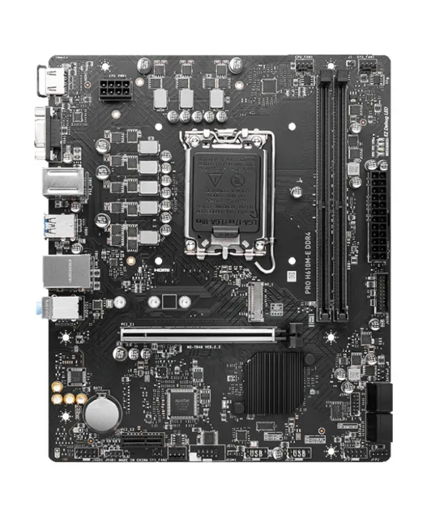 MSI PRO H610M-E DDR4 3200MHZ mATX 1700p