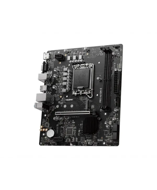 MSI PRO H610M-E DDR5 5600MHZ(OC) HDMI VGA M.2 mATX 1700P
