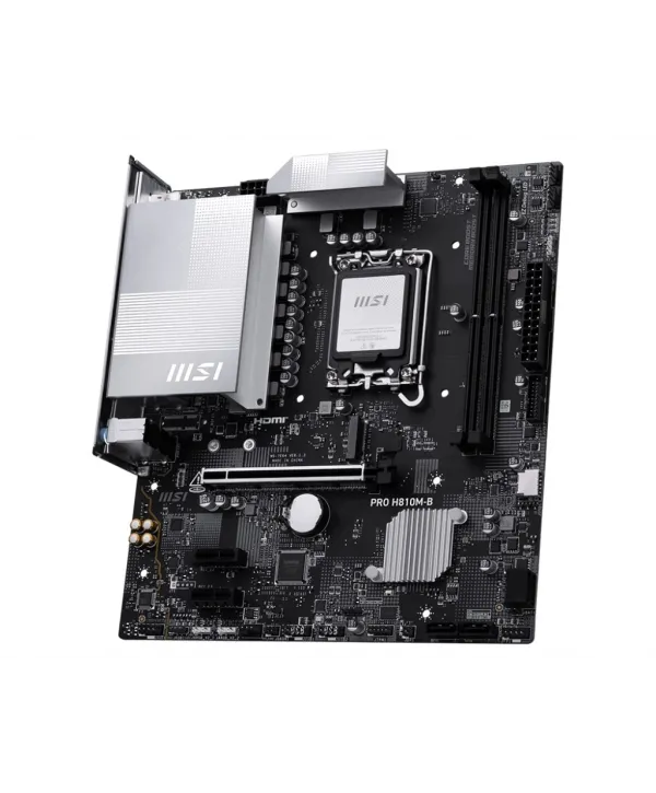 MSI PRO H810M-B DDR5 6400MHz (OC) M.2 mATX 1851P