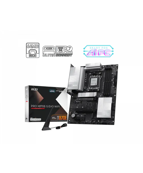 MSI PRO X870E-S EVO WIFI DDR5 AM5