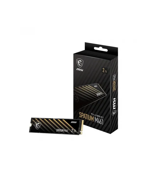 MSI SPATIUM M461 2TB PCIE 4.0 NVME M.2 SSD