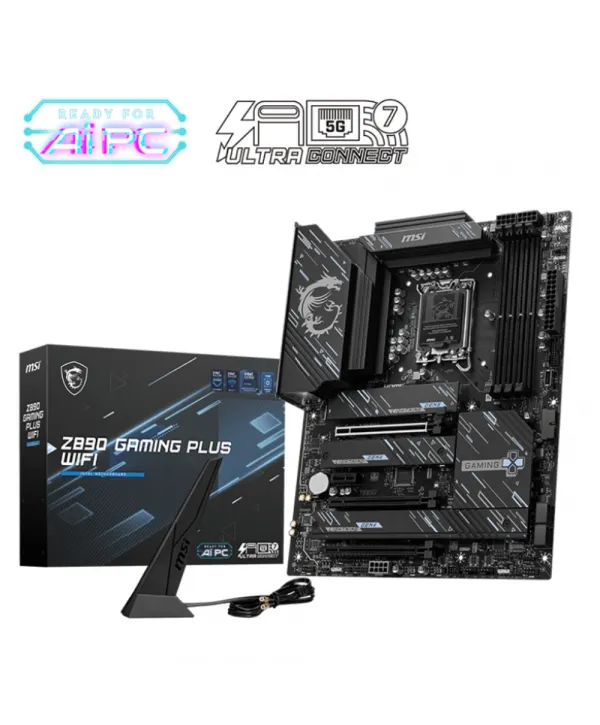 MSI Z890 GAMING PLUS WIFI SOKET 1851 DDR5 9200MHZ