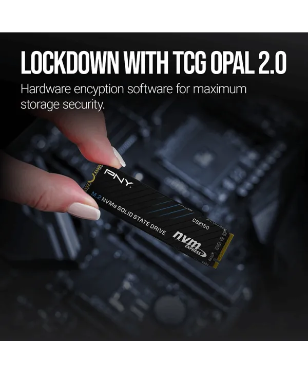 PNY CS2150 2TB  10200/8500 NVMe PCIe Gen5x4 M.2 SSD (M280CS2150-2TB-TB)