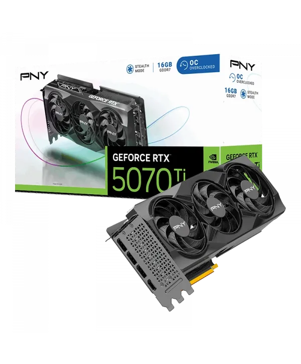 PNY RTX 5070 Ti OC 16GB GDDR7 256Bit (VCG5070T16TFXPB1-O) Ekran Kartı