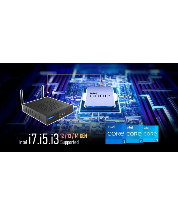 PRITTEC OX1 Q7-TH610L MINI PC I5-12400 / 8GB / 512 Nvme M2 / Free Dos