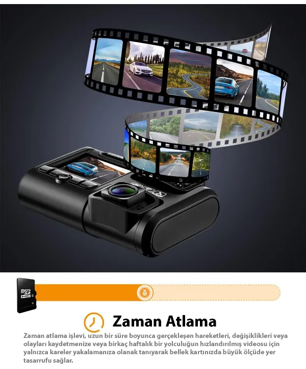 PRUVEEO D30 WI-FI 4K ARAC KAMERASI