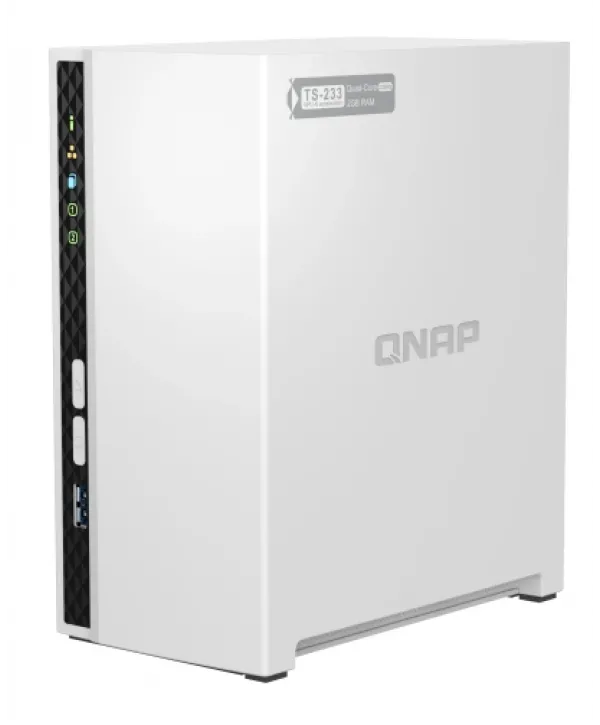 QNAP TS-233 2 YUVALI 2GB DEPOLAMA ÜNİTESİ (Resmi Distribütör Garantili)