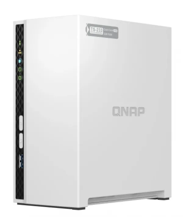 QNAP TS-233 2 YUVALI 2GB DEPOLAMA ÜNİTESİ (Resmi Distribütör Garantili)