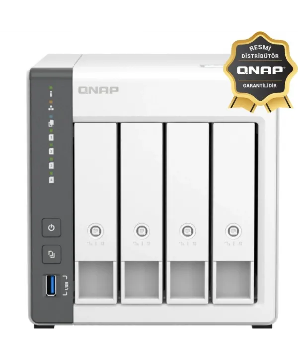 QNAP TS-433-4G 4 YUVALI 4GB DEPOLAMA ÜNİTESİ (Resmi Distribütör Garantili)