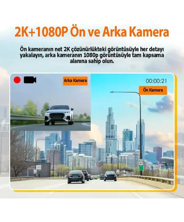 REXING C2 2K WIFI 32GB SD KART