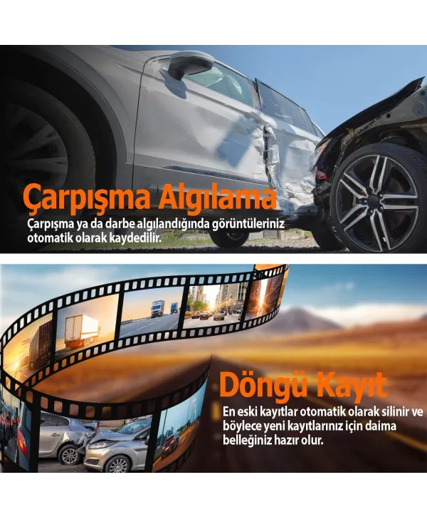 REXING V1 LITE 2K WIFI ARAC KAMERASI + 32GB SD KAR