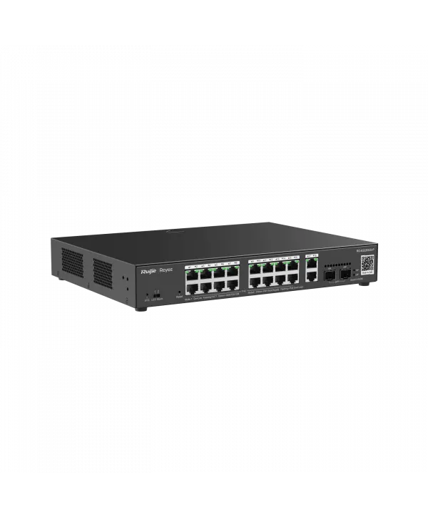 RUİJİE-REYEE RG-ES220GS-P 16XGE-2XGE/SFP-2XGE UPLİNK 250W POE SWİTCH
