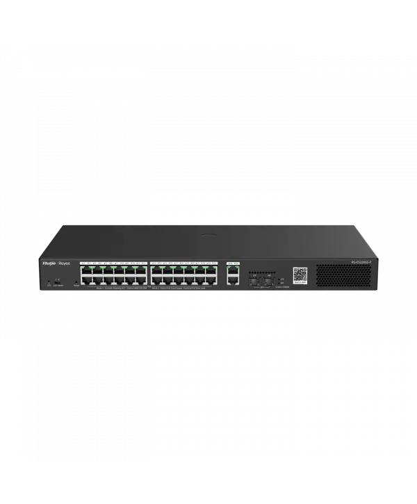 RUİJİE-REYEE RG-ES228GS-P 28 PORT 24XGE-2XGE/SFP 370W POE SWİTCH