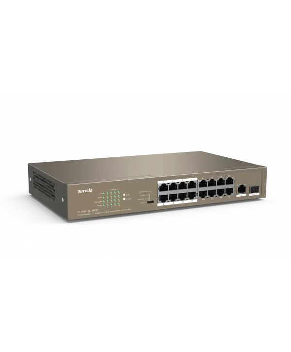 TENDA TEF1118P-16-150W 16PORT 10/100 YÖNETİLEMEZ POE SWITCH