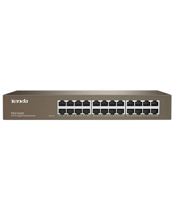 TENDA TEG1024D 24PORT 10/100/1000 YÖNETİLEMEZ SWITCH