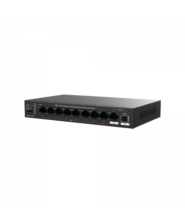 TENDA TEG1110PF-8-120W 10PORT 10/100/1000 SWITCH