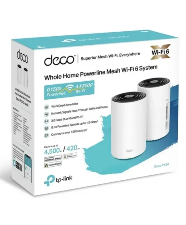 TP-LINK DECO PX50 EV WI-FI 6 SISTEMI IKILI